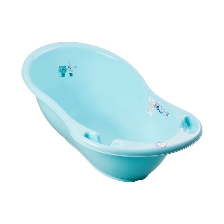 Cadita copii 86 cm Catel Verde cu senzor de temperatura