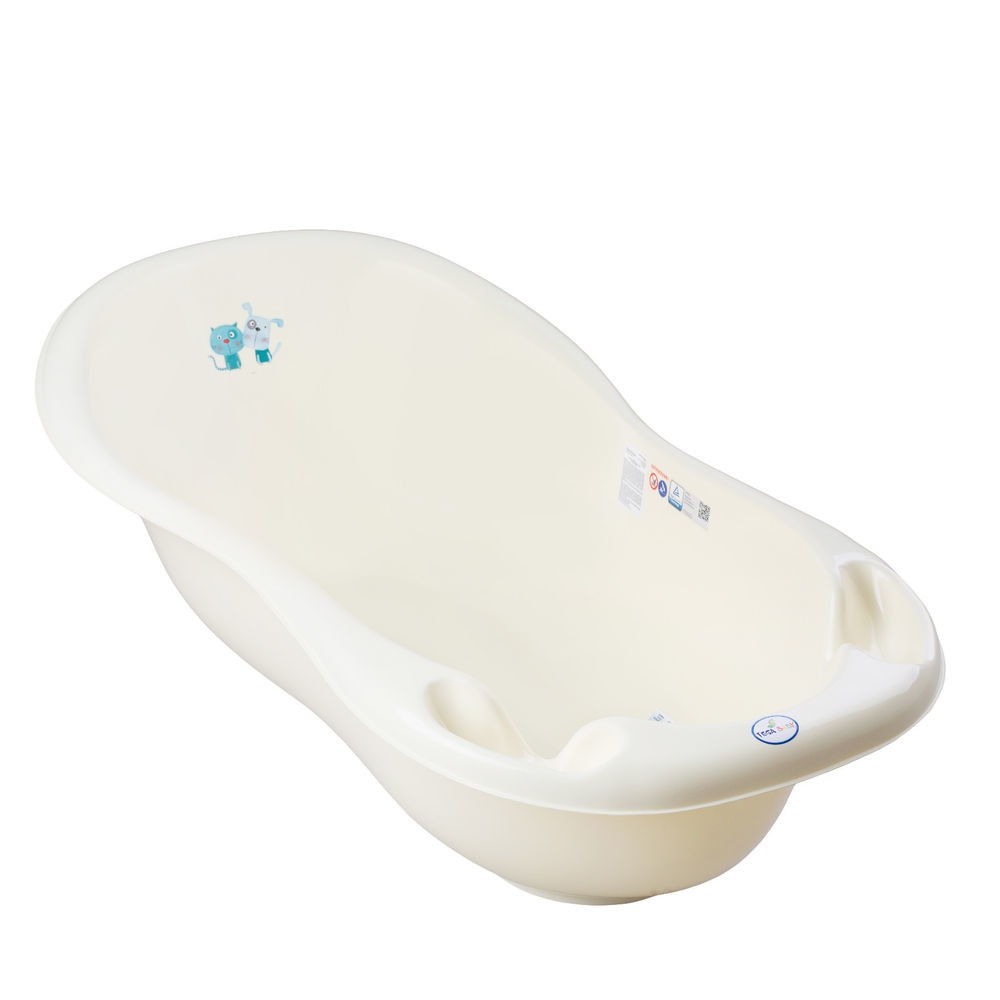 Cadita copii 86 cm Catel Alb cu senzor de temperatura