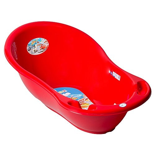 Cadita copii 102 cm Cars Rosu cu senzor de temperatura