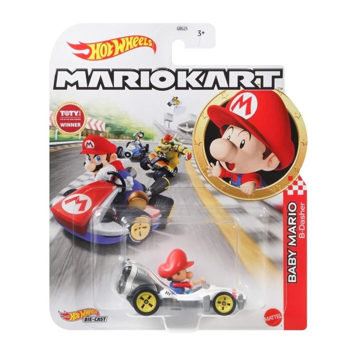 Hot Wheels Baby Mario B-dasher Mario Kart