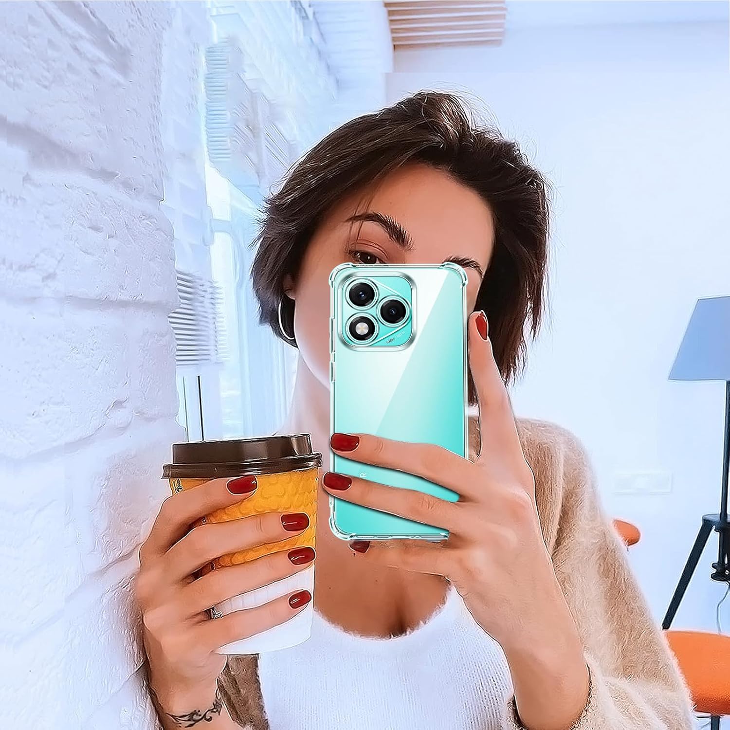 Husa Anti soc, transparenta compatibila cu Honor 400 Lite