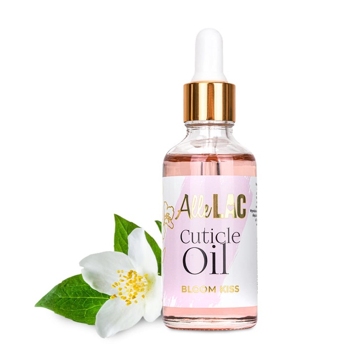 Ulei pentru cuticule AlleLac, Bloom Kiss, 50 ml, hidratare, ingrijire