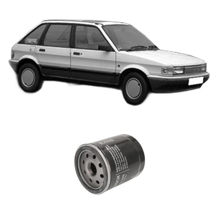 Filtru ulei AUSTIN MAESTRO Fastback (XC) 1.6 Mayfair HLS din 1983-1990 KW 61 CP 83 CMC 1598, auto, Bosch, 4x Stickere auto cu AUSTIN