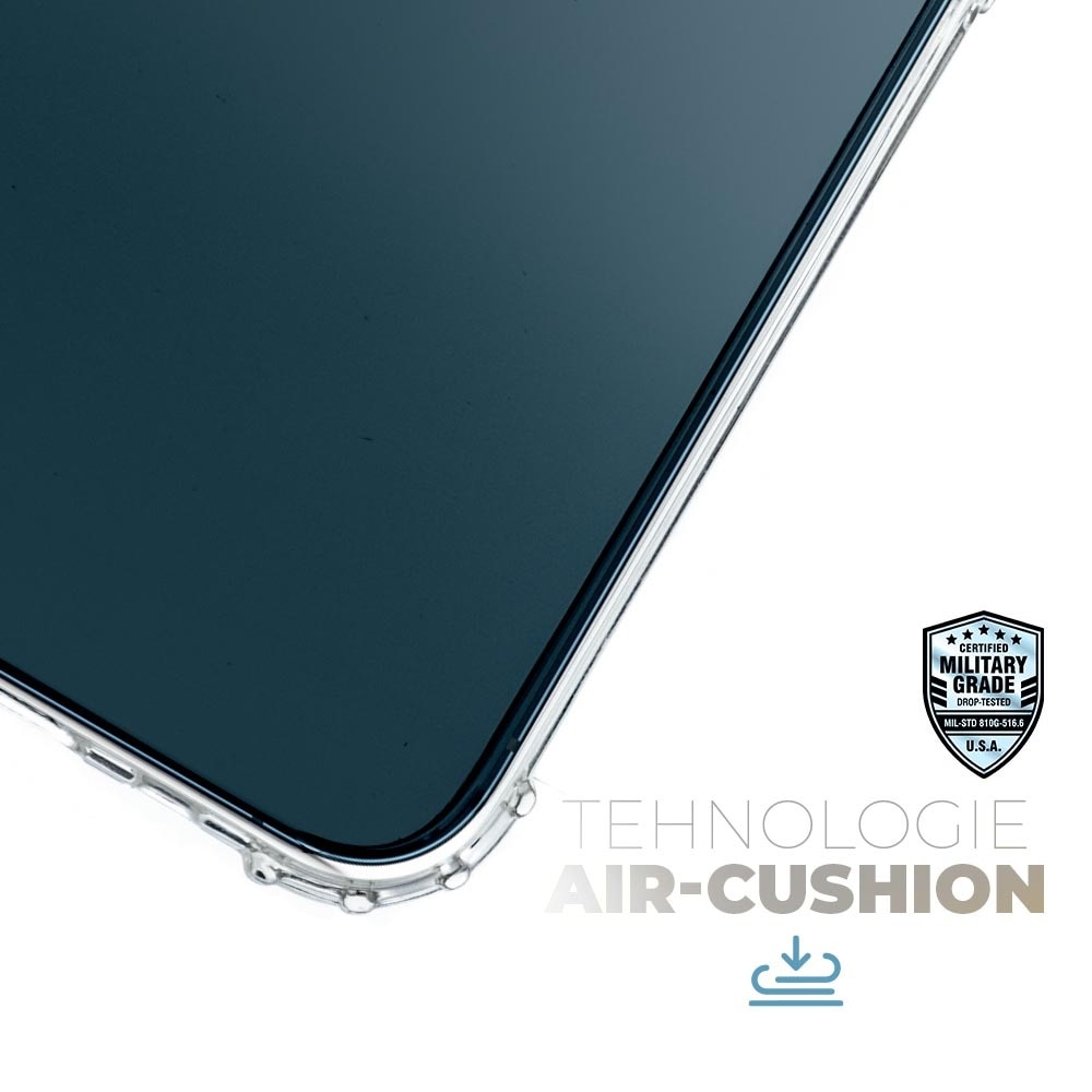 BestCase® Husa Anti Shock TPU + Folie de sticla inclusa Compatibila cu Oppo Reno 14 F/Oppo Reno 14 FS 5G, Transparenta