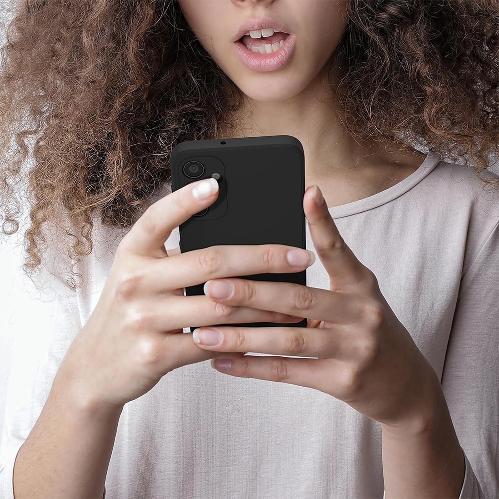 BestCase® Husa TPU Ultra Slim 0.8mm + Folie de sticla inculsa Compatibila cu Google Pixel 9a, Negru mat