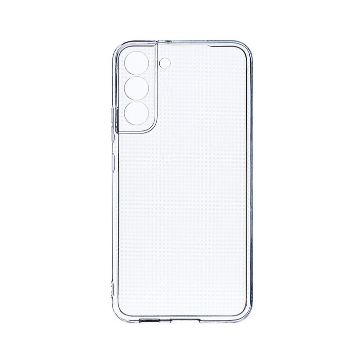 BestCase® Husa Clear Silicon TPU + Folie de sticla inclusa Compatibila cu Samsung Galaxy S22, Transparenta