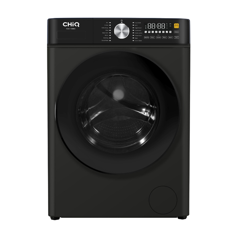 Masina de spalat rufe CHiQ MG80-14596BG, Steam, Inverter, Start intarziat, 8 kg, 1400 rpm, Clasa A, Neagra