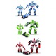 Set constructie Robot transformabil 120/125/120 piese Prico