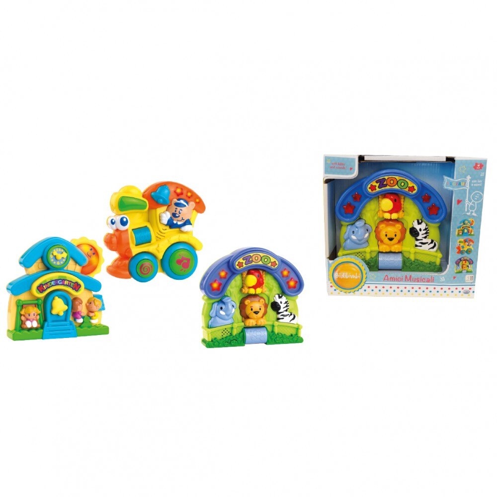 Tableta prieteni muzicali 20,5x22 cm cu lumini si sunet Bidibimbi