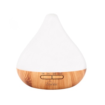 Difuzor aromaterapie, Zenix, GX-13K, 300ml, 16 ore, ultrasonic - Alb Difuzor aromaterapie, Zenix, GX-13K, 300ml, 16 ore, ultrasonic - Alb