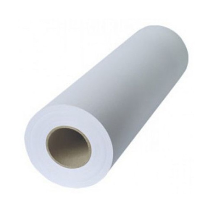 Rola hartie plotter Generic A2, 80g/mp, alba mata, 420x50m