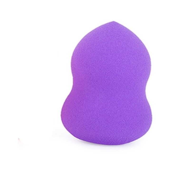 Aplicator burete mov pentru machiaj, forma para, moale si lavabil, 5x4 cm