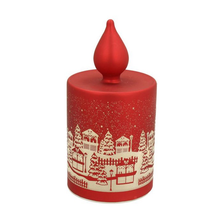 Candela LED Andrea Fontebasso, 18cm, design elegant, interior/exterior