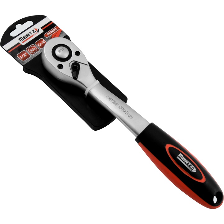 Cheie cu clichet Mertz mufa pentru biti pentru capete M12003 1/2" 90 dinti Cr-V