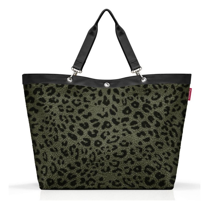 Geantă de umăr femei, Reisenthel Shopper XL, leopard, 35L, poliester hidrofug