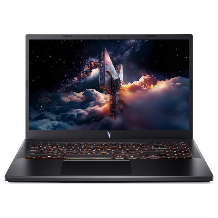 Laptop Gaming Acer Nitro V 15 AI ANV15-42-R0LW, AMD Ryzen 5 7640HS pana la 5.0GHz, 15.6" Full HD IPS, 165Hz, 16GB DDR5, SSD 512GB, NVIDIA GeForce RTX 4050 6GB, Free DOS, Negru