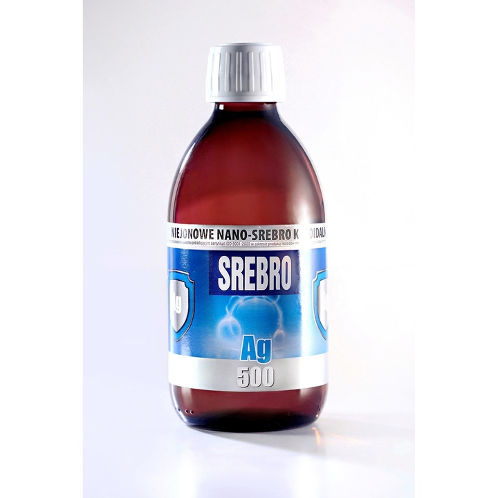 Argint coloidal neionizat ProActiv, lichid, 50ppm, 300ml