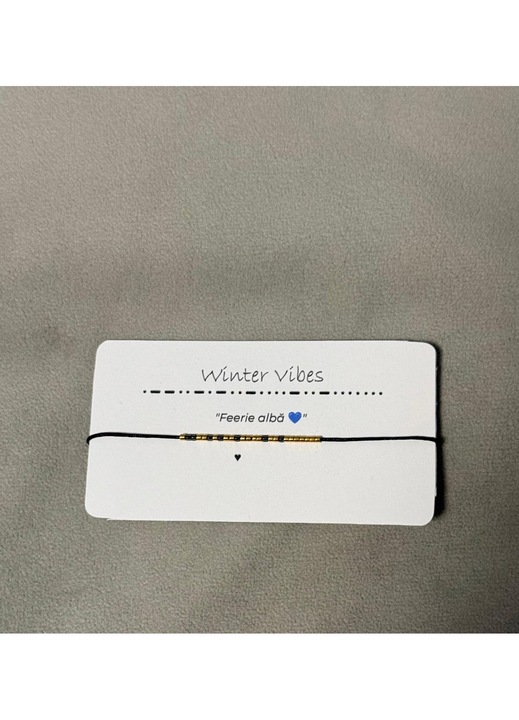 Bratara Cod Morse – Winter Vibes