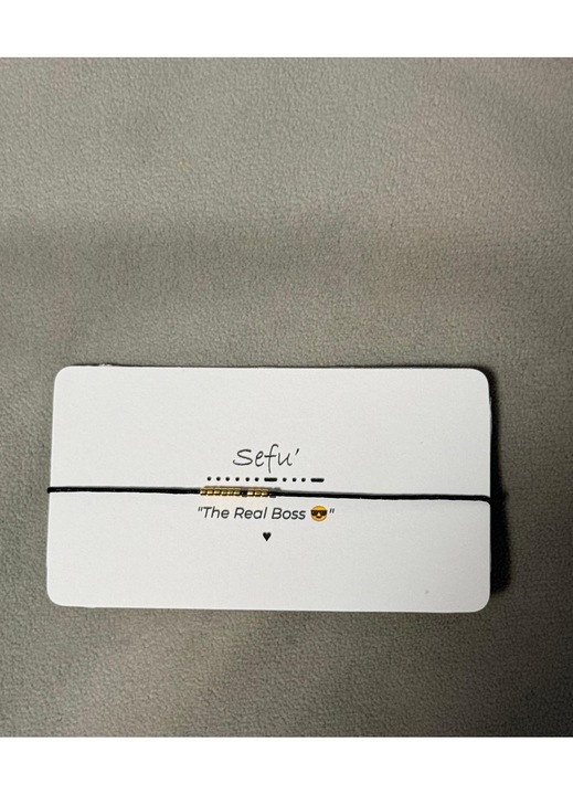 Bratara Cod Morse – Sefu