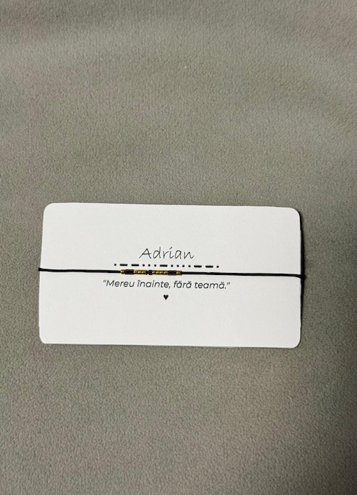 Bratara Cod Morse – Adrian