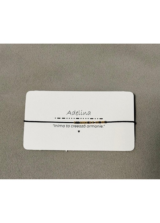 Bratara Cod Morse – Adelina