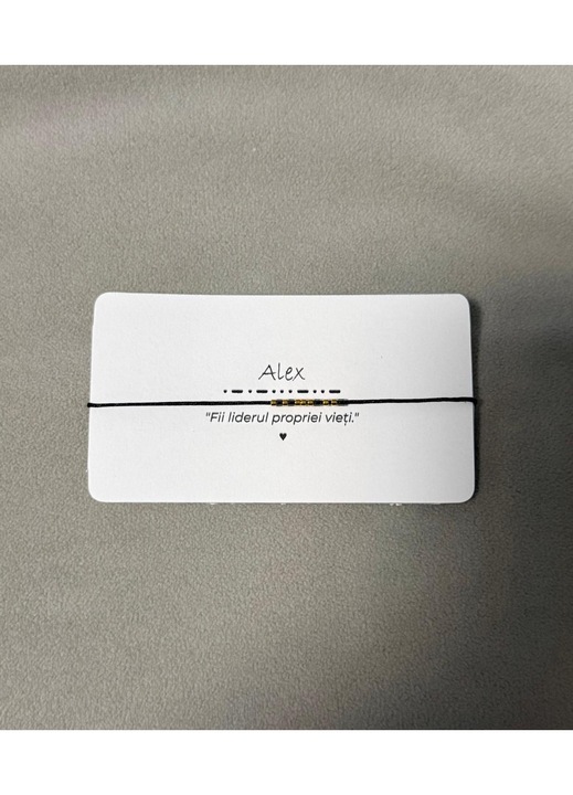 Bratara Cod Morse – Alex