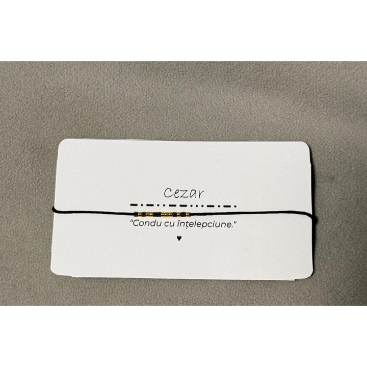 Bratara Cod Morse – Cezar