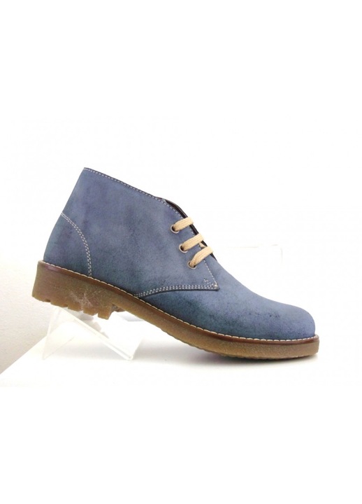 Ghete femei, CREP 2G881, Lui Shoes, piele naturala, albastru, 40 EU