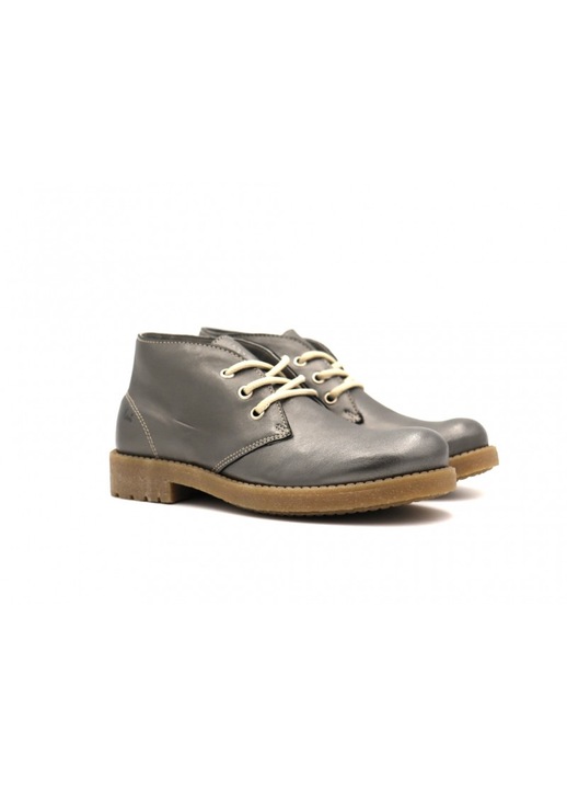 Ghete femei, CREP 2G993, Lui Shoes, piele naturala, argintiu, 35 EU