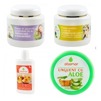 set cadou crema protectie 200g  crema nutritiva 200g  ulei masaj 200ml  gratis unguent aloe 20g imagen 46_0_
0