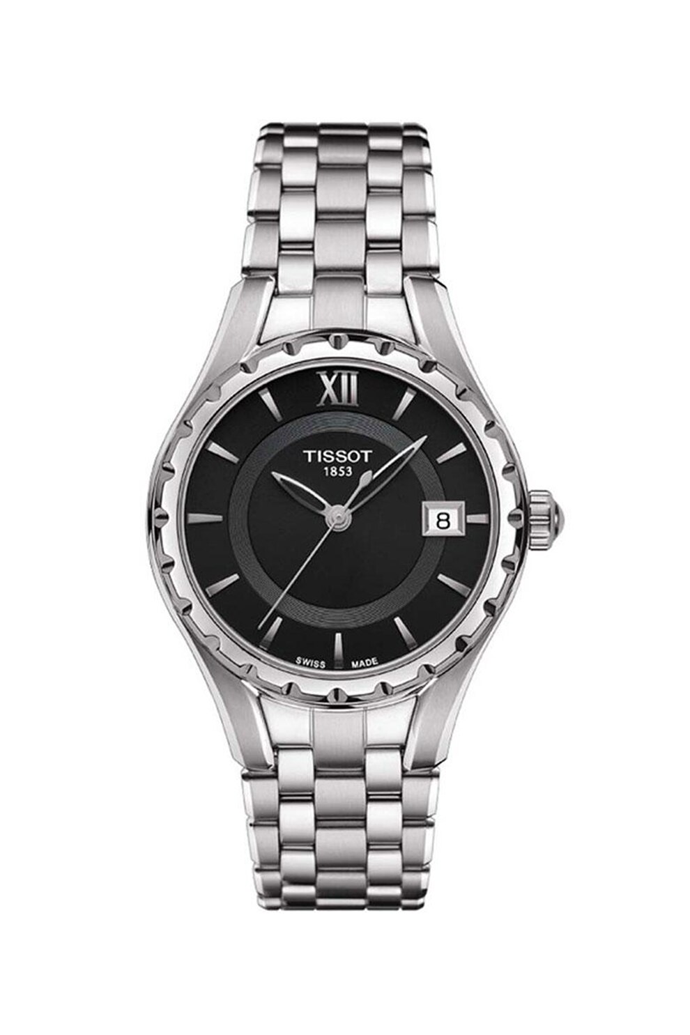 Tissot, Ceas analog cu bratara metalica T-Trend, Argintiu