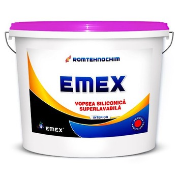 Vopsea Lavabila Siliconica de Interior “EMEX”, Bleu Pastel, Bidon 15 Litri Vopsea Lavabila Siliconica de Interior “EMEX”, Bleu Pastel, Bidon 15 Litri