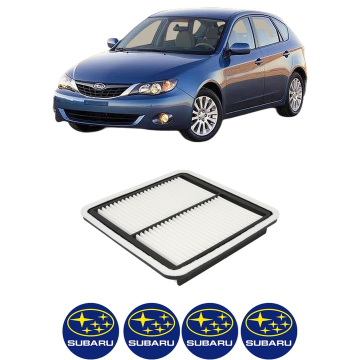 Légszűrő SUBARU IMPREZA Hatchback (GR, GH, G3) 2.0 D AWD 2009-2012 KW 110 LE 150 CMC 1998, Bosh, Auto, 4x SUBARU autómatrica