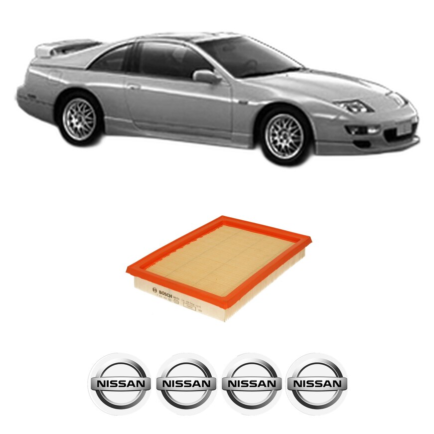 Filtru aer NISSAN 300ZX (Z32) 3.0 Twin Turbo din 1990-1995 KW 208