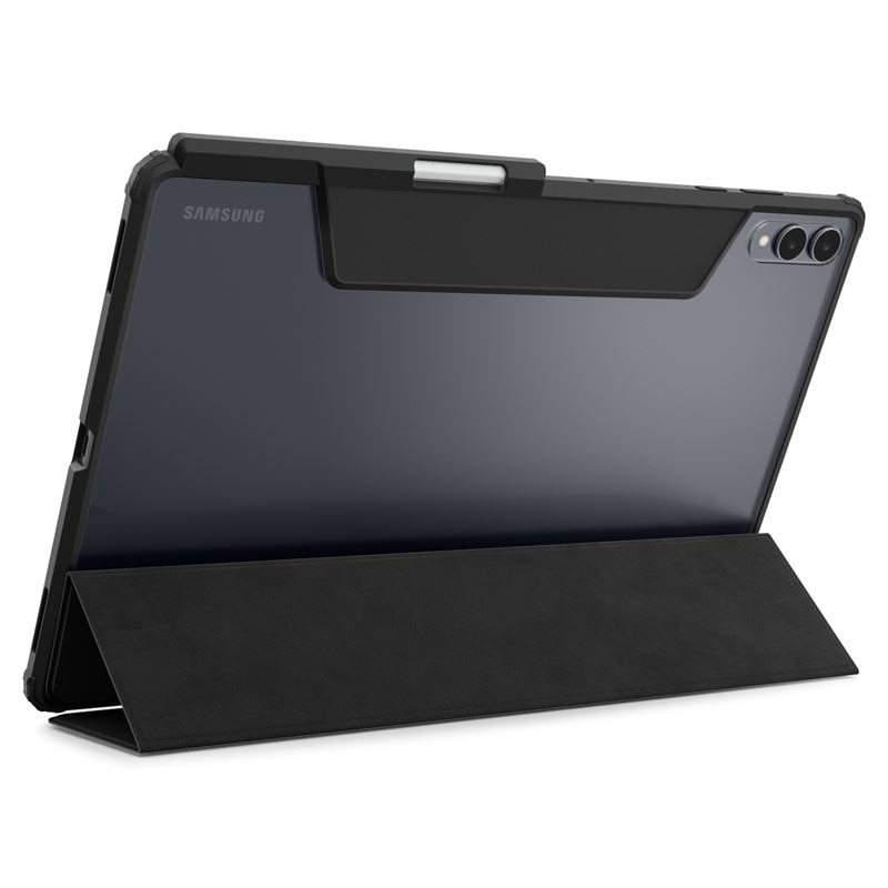 Husa Spigen Ultra Hybrid Pro, Negru, TPU + policarbonat, suport integrat, margini ridicate