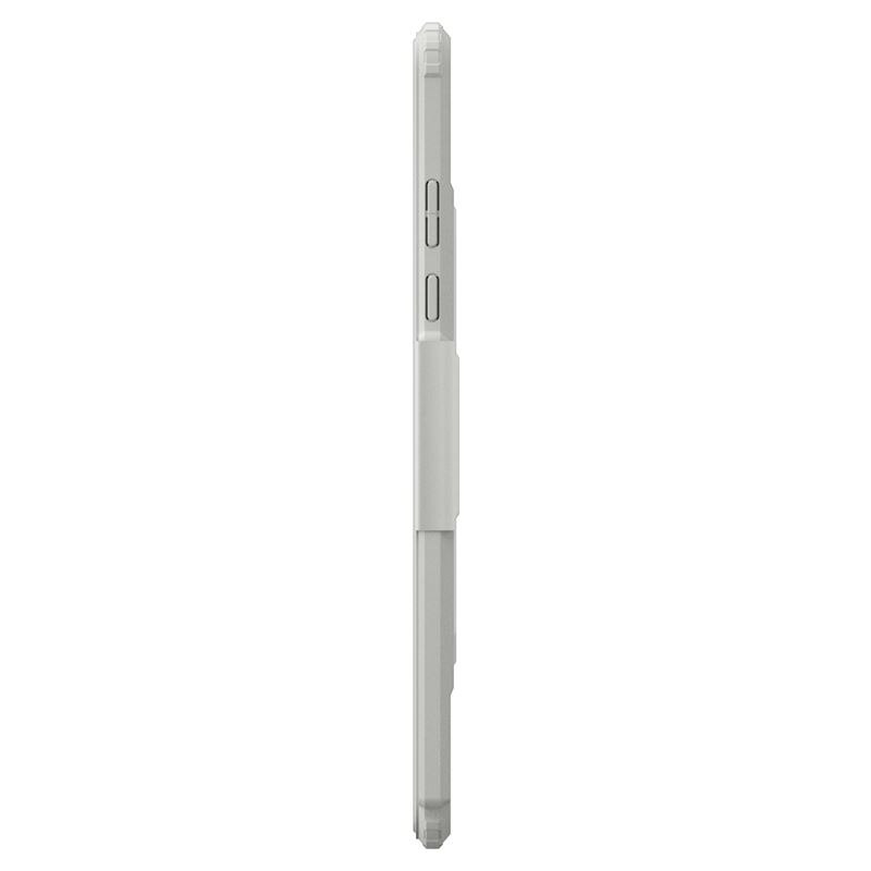 Husa Spigen Ultra Hybrid Pro, suport integrat, margini ridicate, gri, pentru tabletă