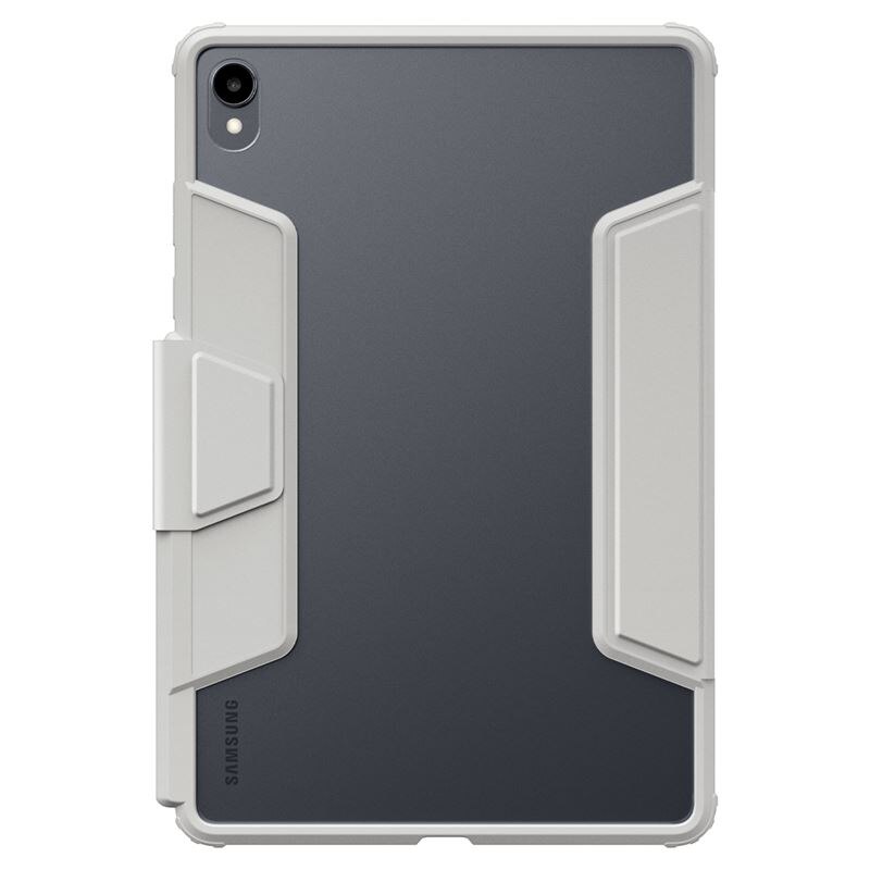 Husa Spigen Ultra Hybrid Pro, suport integrat, margini ridicate, gri, pentru tabletă
