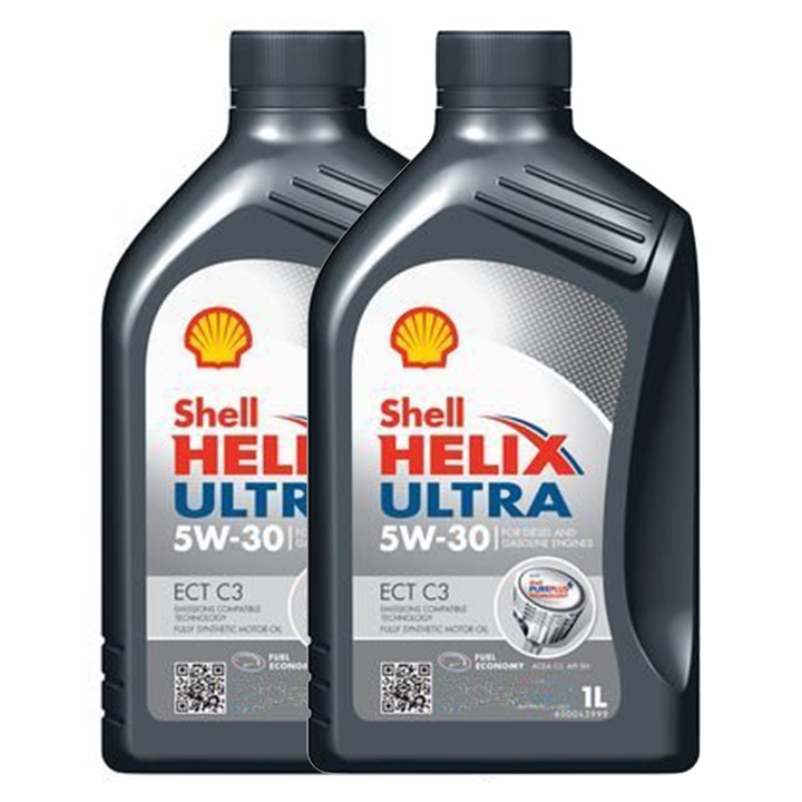 Pachet 2 litri Ulei Shell Helix Ultra ECT C3 5W30
