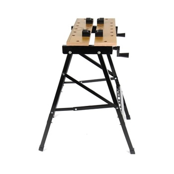 Banc Lucru, Pliant, Reglabil, Bacuri Strangere, 100 kg Banc Lucru, Pliant, Reglabil, Bacuri Strangere, 100 kg
