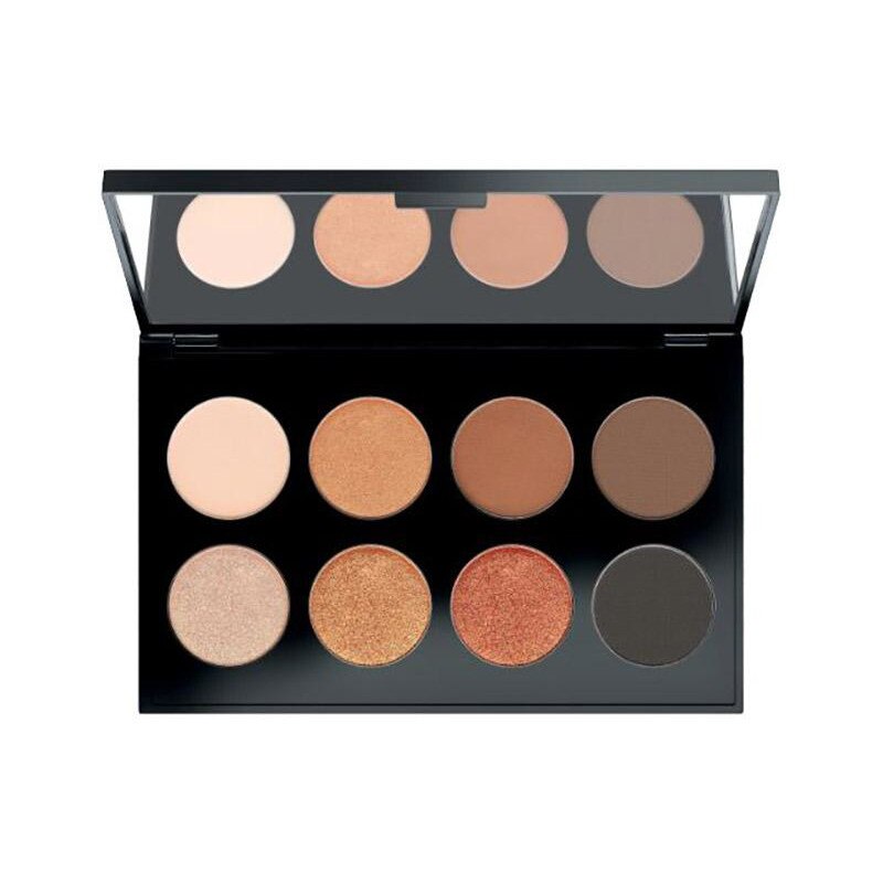 Paleta farduri de pleoape Make Up factory 8 nuante Latin Glow 17