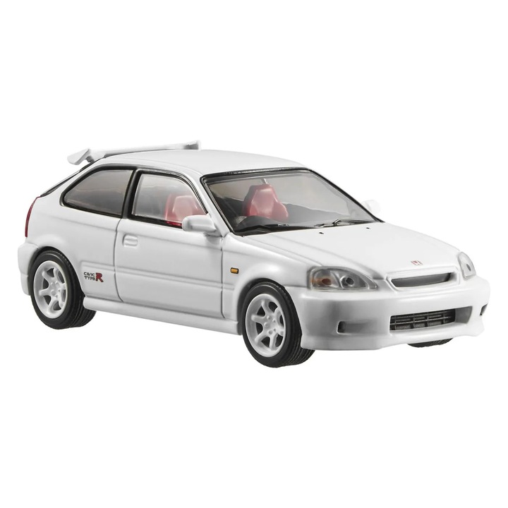 Masinuta Hot wheels premium real riders metal honda civic type r ek9 scara 1 la 43