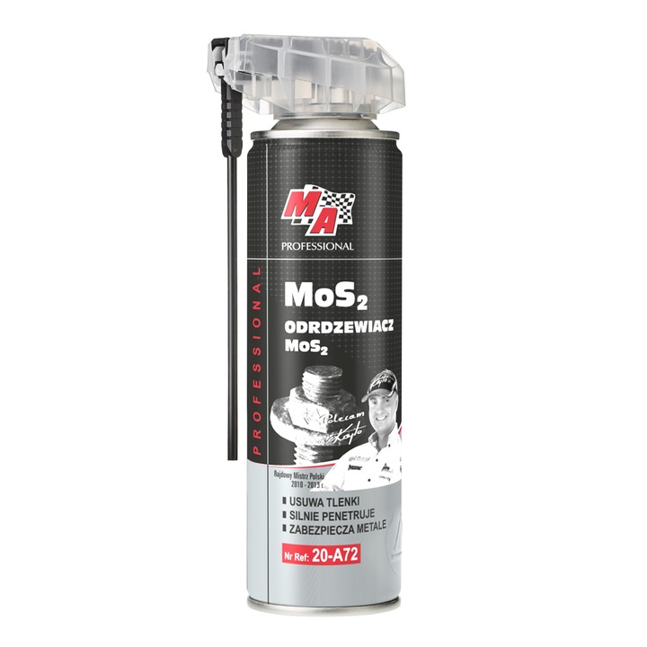 Zsírtalanító spray MoS2-vel applikátorral - MoS2 kenőanyag - Ma professional - 500 ml
