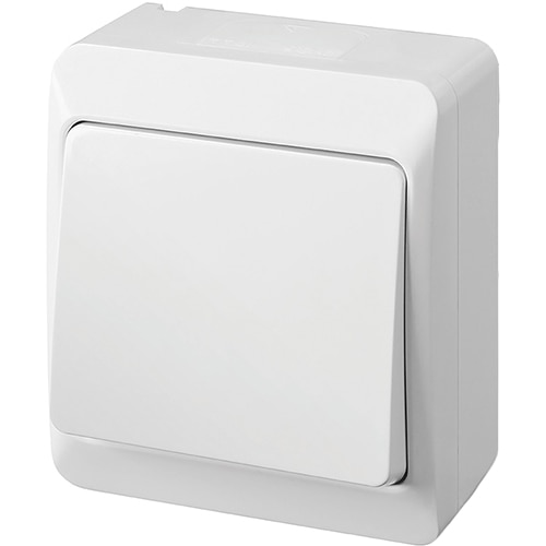 Intrerupator cap scara Hermes, IP44, Alb