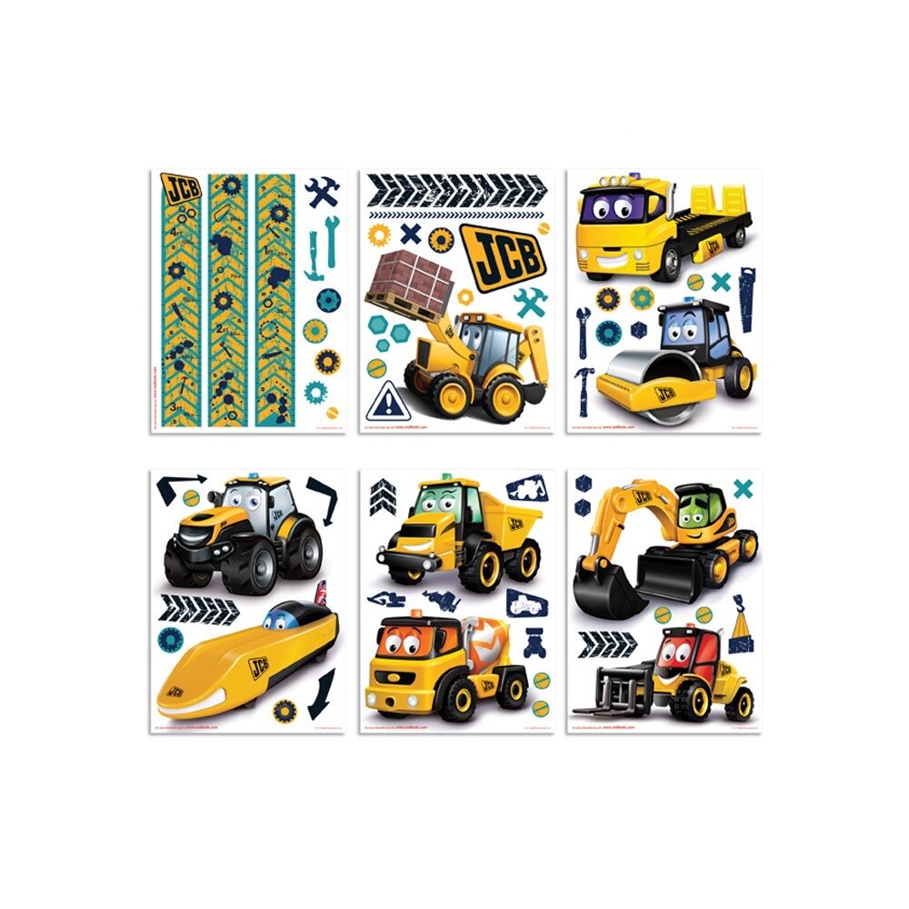 Sticker DEGRETS 84908 Primul meu JCB, 6 colite de 34x46 cm