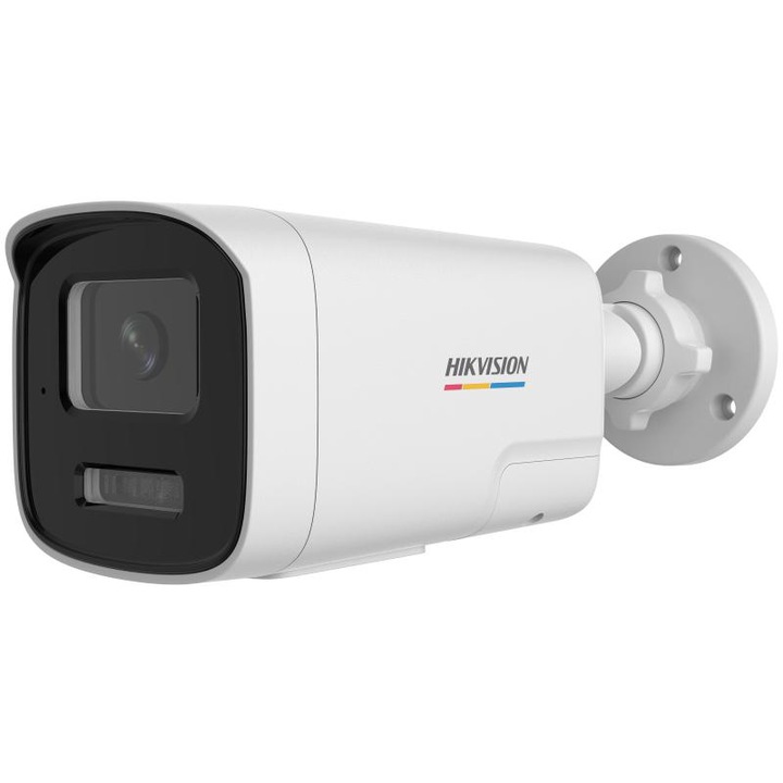 Camera IP Hikvision, 4MP, IR 50m, Microfon, Difuzor, MicroSD, ColorVu, PoE - DS-2CD1T47G3H-LIUF/SL(2.8MM)