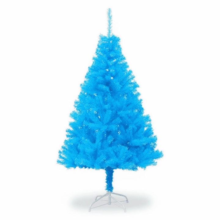 Kék égbolt műfenyő karácsonyfa talppal 90 cm