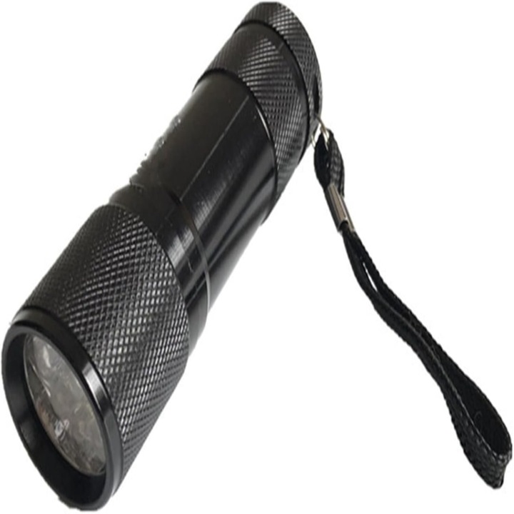 HCT STYLE® Комплект 2 мини LED фенера от алуминий с 9 крушки, силна светлина, преносими, идеални за къмпинг и домашна употреба