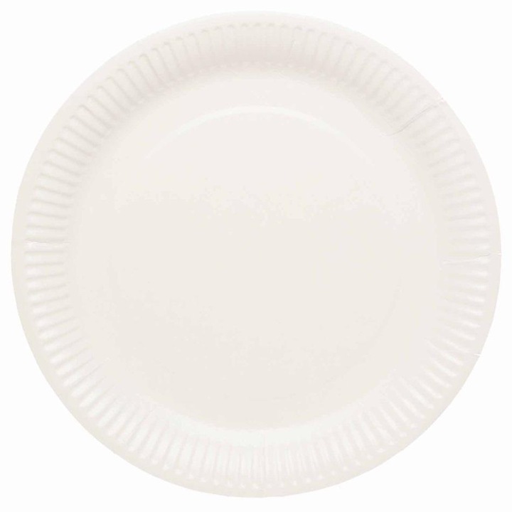 Комплект 8 овални чинии от хартия 23 см, AMSCAN