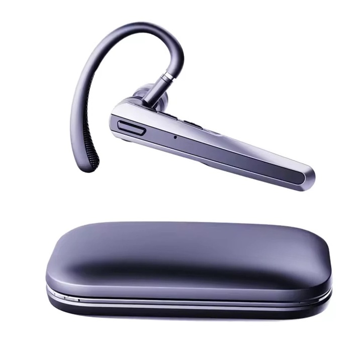 Bluetooth fülhallgató, Lumaudio Matrix, 74 óra üzemidő, HD hangzás, fekete, fülbe helyezhető