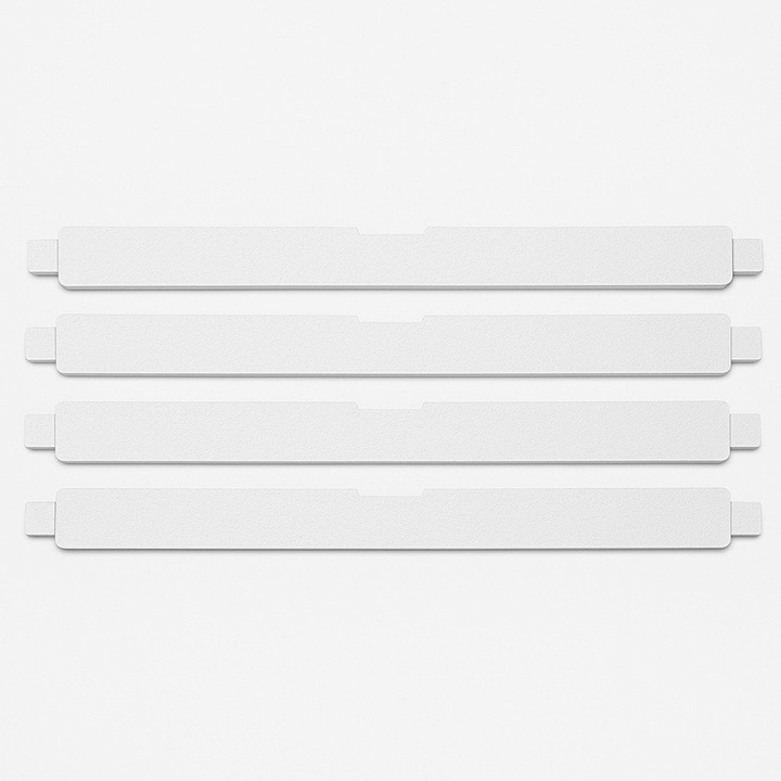 Set 4 Capace plafon negru Opel Astra H/GTC/Zafira B printate 3D din ASA, alb, Dual Stax